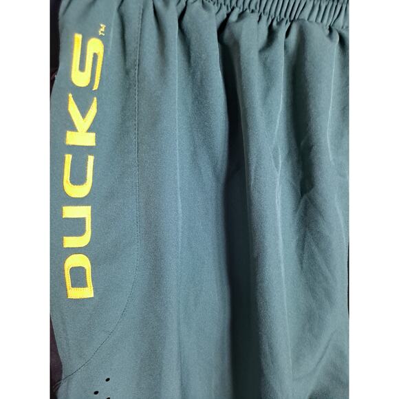 NIKE Authentic Men's Green Dri-Fit Basketball Oregon‎ Ducks Shorts Size M - Picture 3 of 6